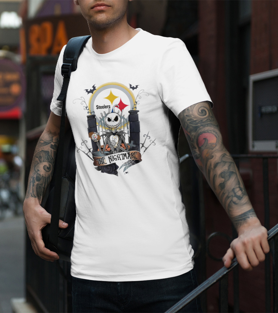 Jack Skellington Steelers The Nightmare T-Shirt