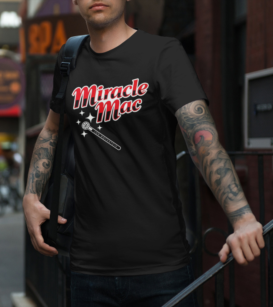 Miracle Mac Jon Rothstein Basketball Microphone Stars T-Shirt