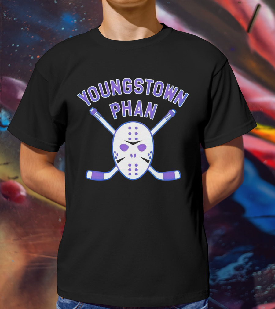 Youngstown Phan Jason Voorhees Mask Hockey Sticks T-Shirt