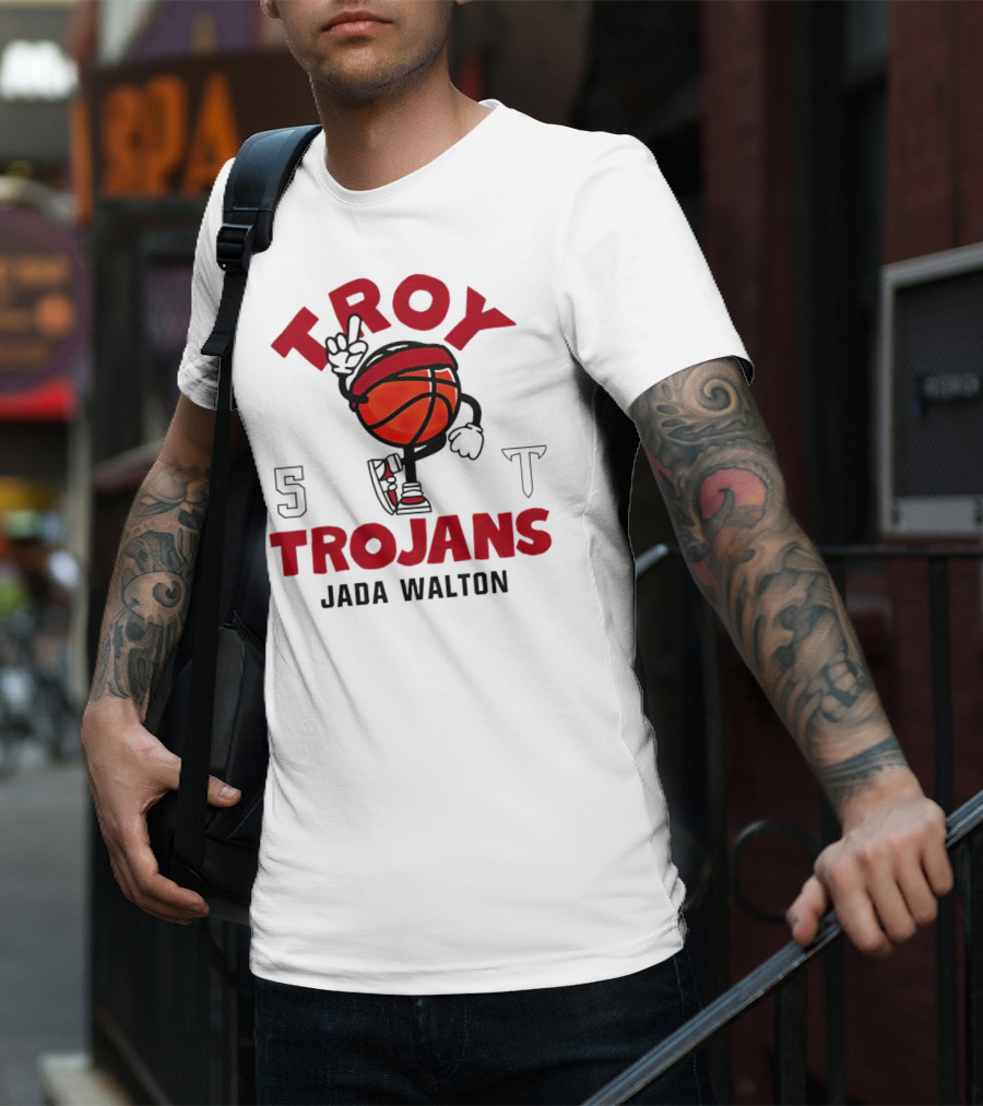 Troy Trojans Basketball Jada Walton NCAA Women's Basketball T-Shirt