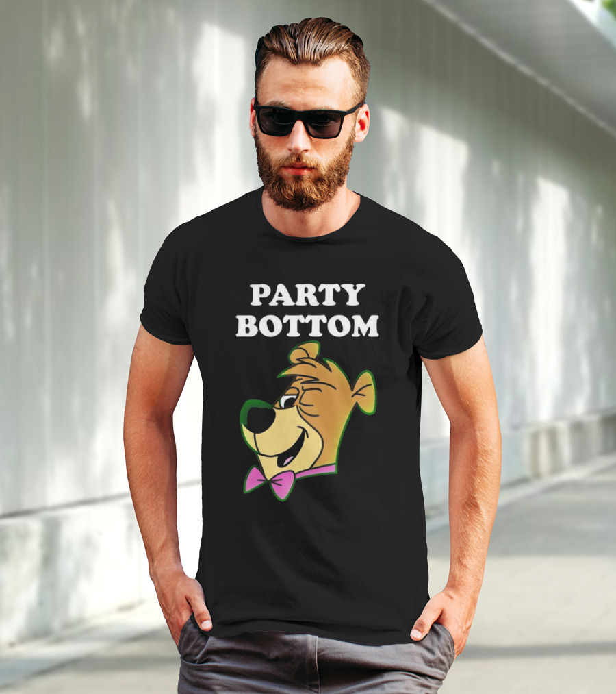 Party Bottom Yogi Bear Retro Bow Tie T-Shirt