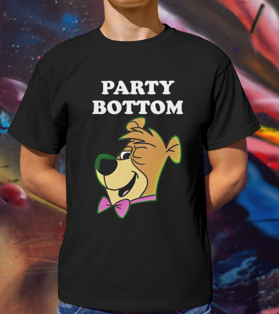 Party Bottom Yogi Bear Retro Bow Tie T-Shirt