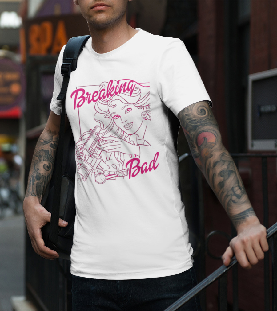 Breaking Bad Barbie Neon Sketch T-Shirt