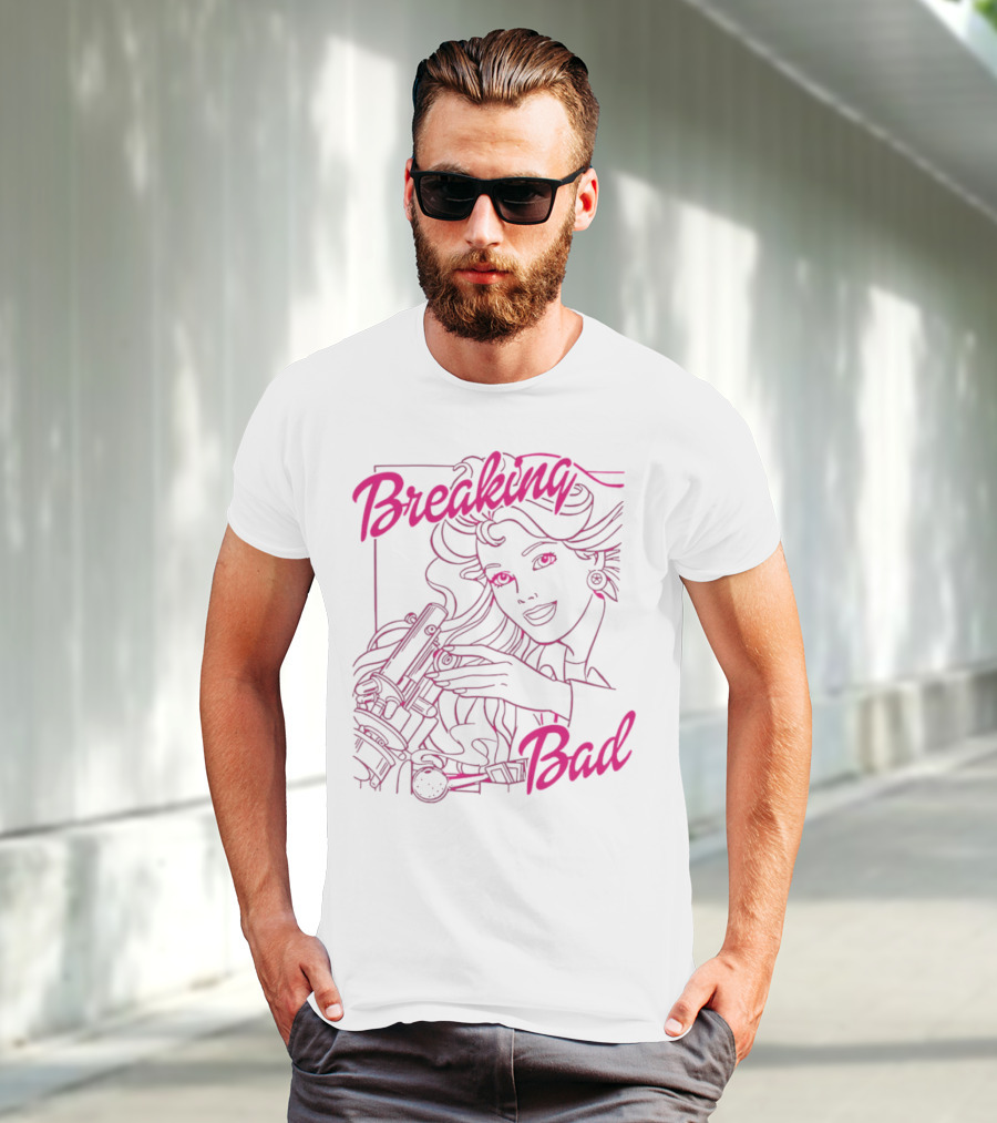 Breaking Bad Barbie Neon Sketch T-Shirt