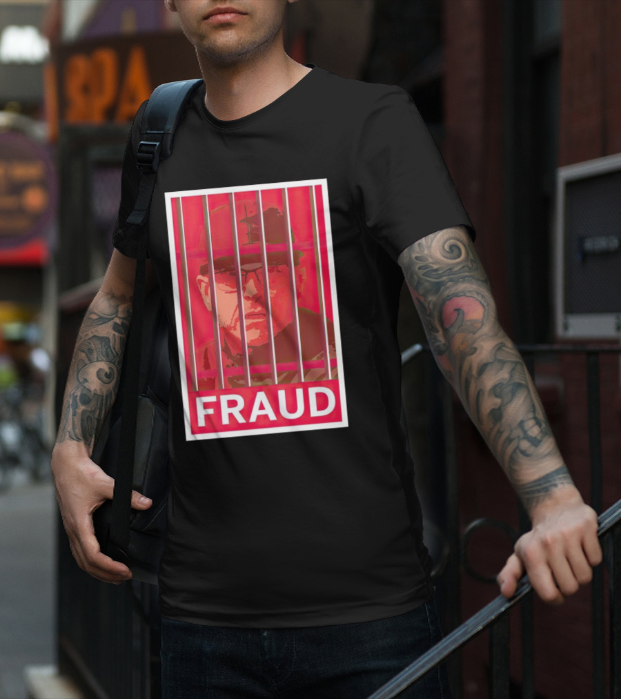 Jim Harbaugh Behind Bars Fraud T-Shirt