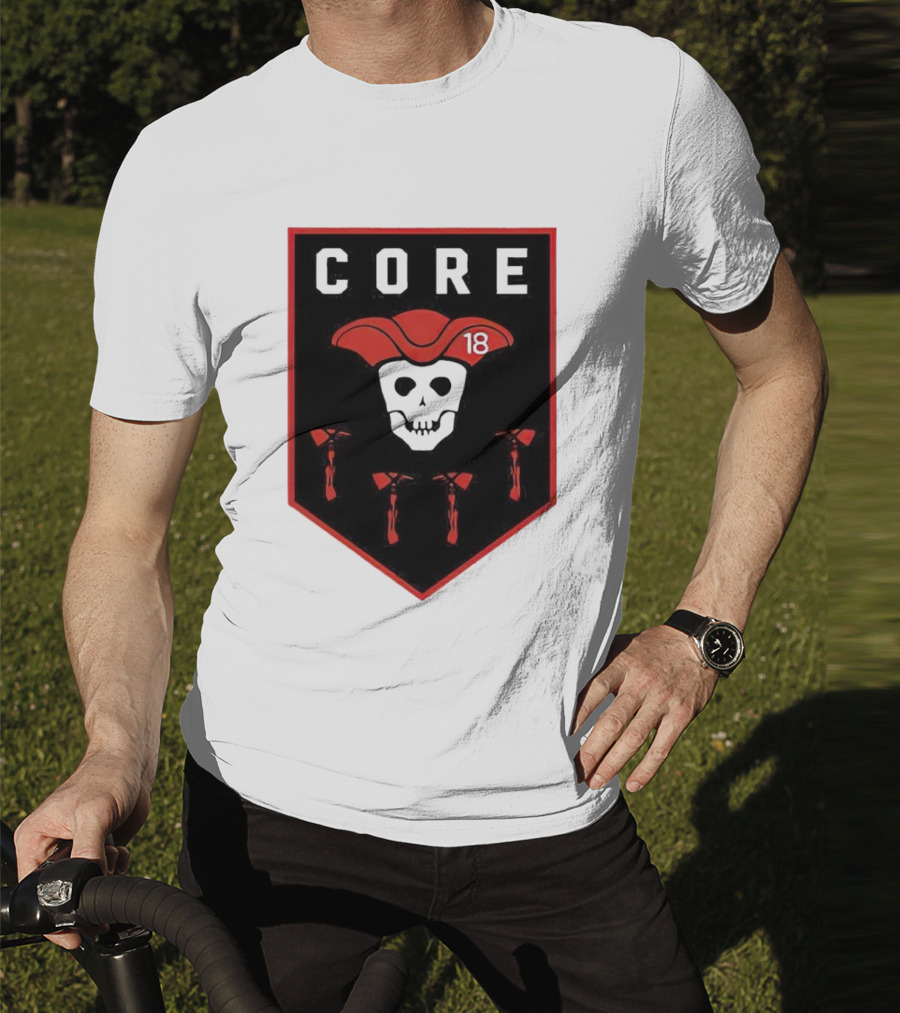 CORE Pirate Skull 18 Emblem T-Shirt