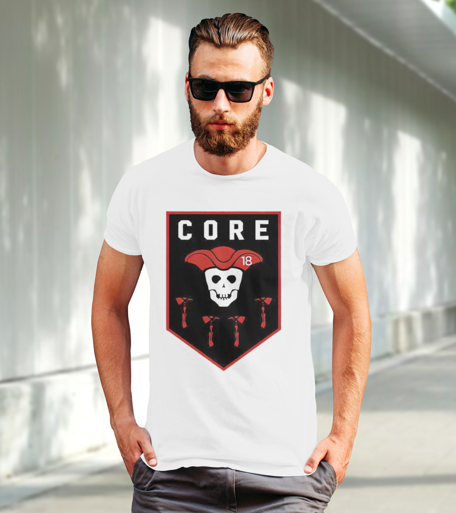CORE Pirate Skull 18 Emblem T-Shirt