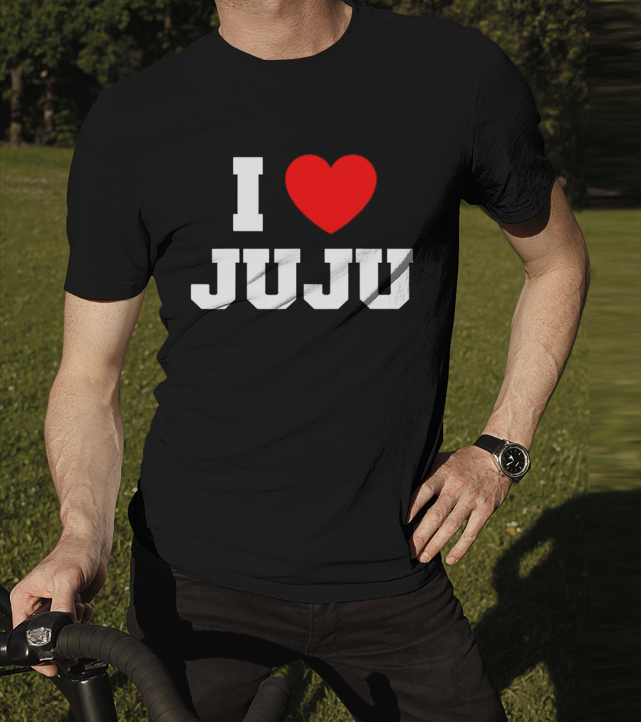 I Love Juju Red Heart T-Shirt