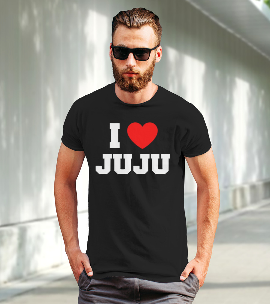 I Love Juju Red Heart T-Shirt
