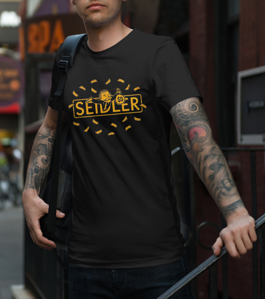 Seidler San Diego Padres Monopoly Money T-Shirt
