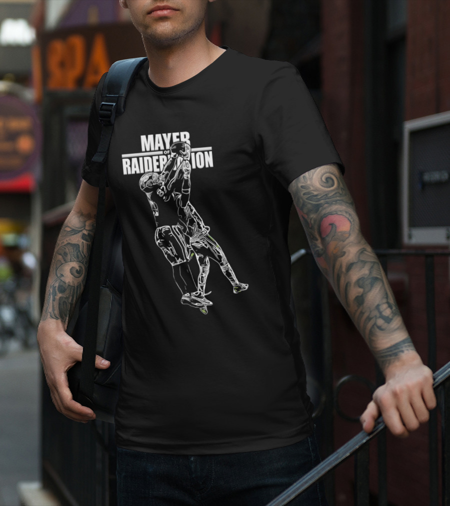 Mayer Of Raidernation Football Action T-Shirt