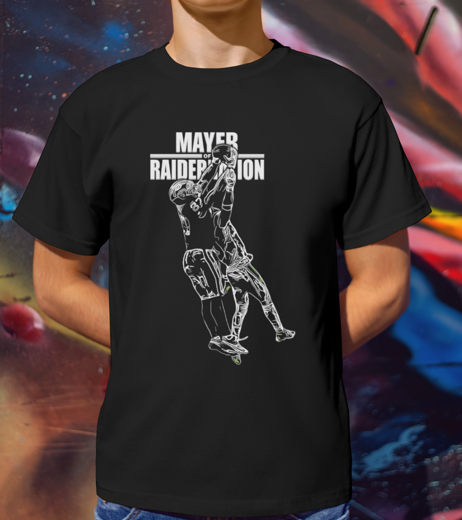 Mayer Of Raidernation Football Action T-Shirt