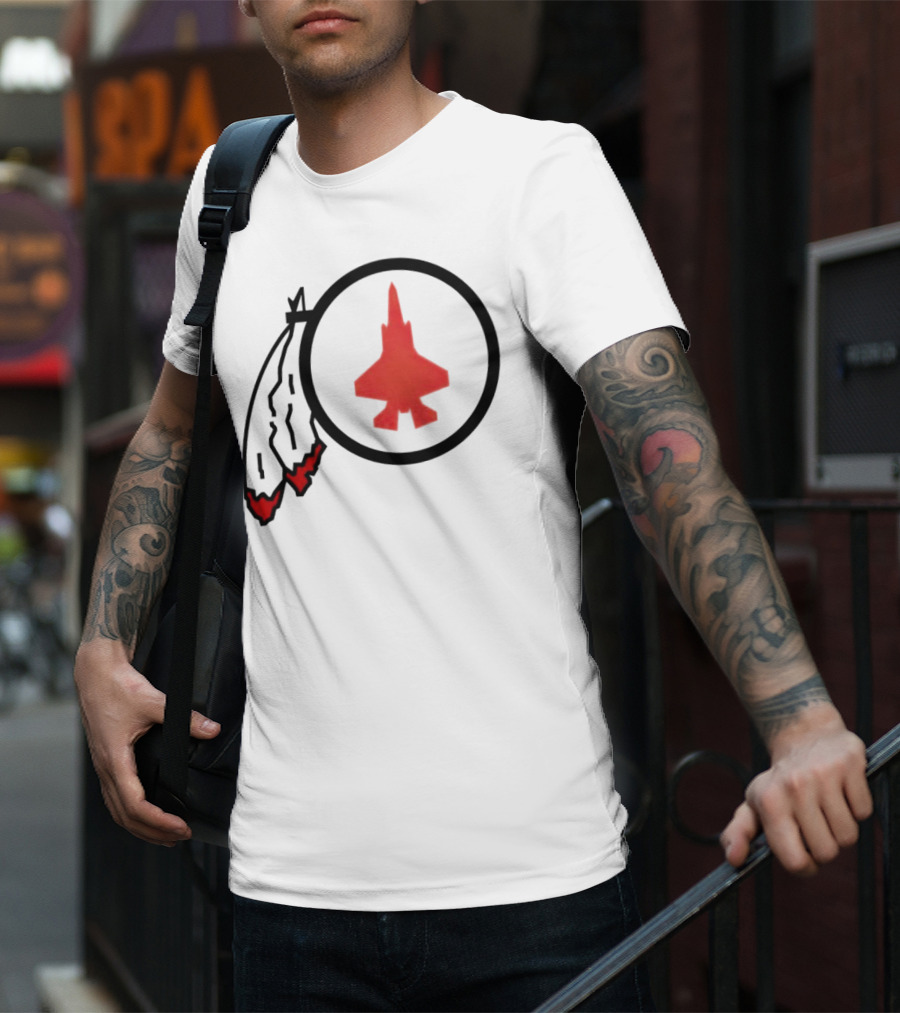 Ultah Native Rocket Red Jet Feathers T-Shirt