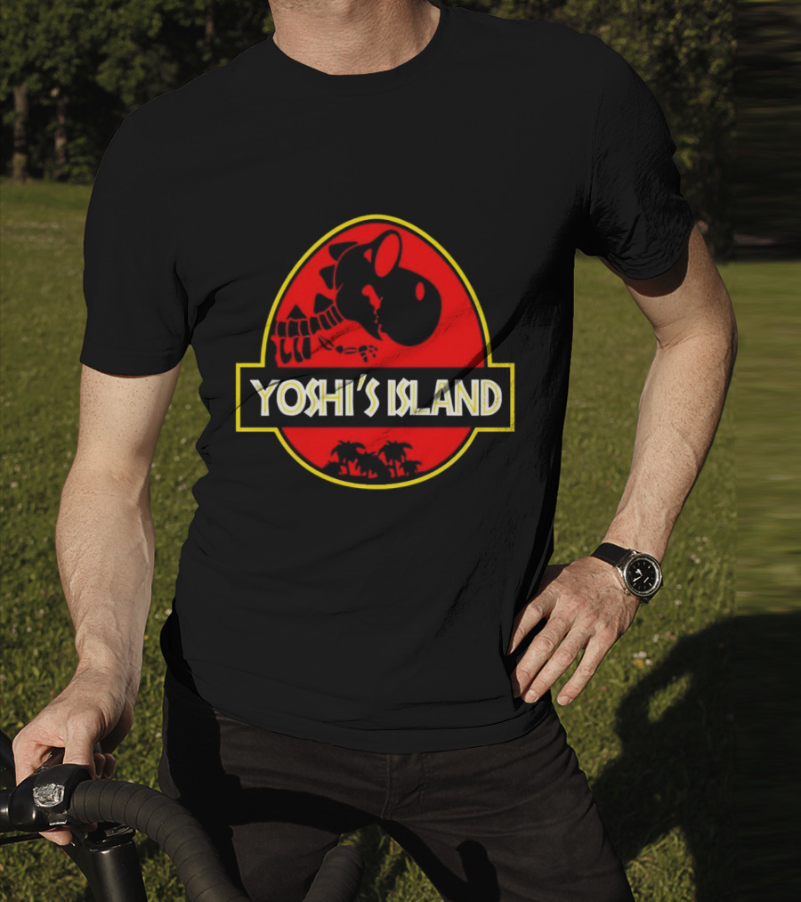 Jurassic Park Yoshi’s Island Logo Crossover T-Shirt