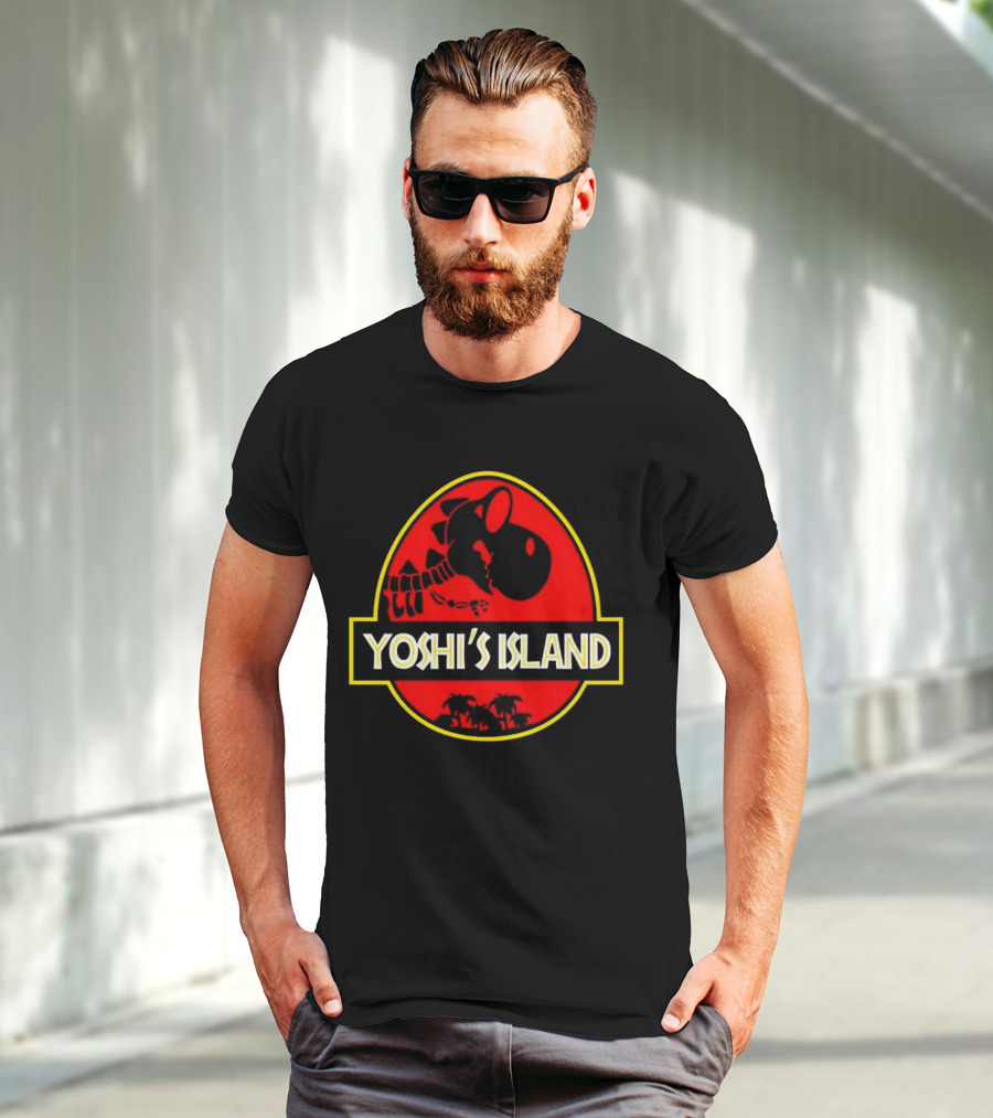 Jurassic Park Yoshi’s Island Logo Crossover T-Shirt