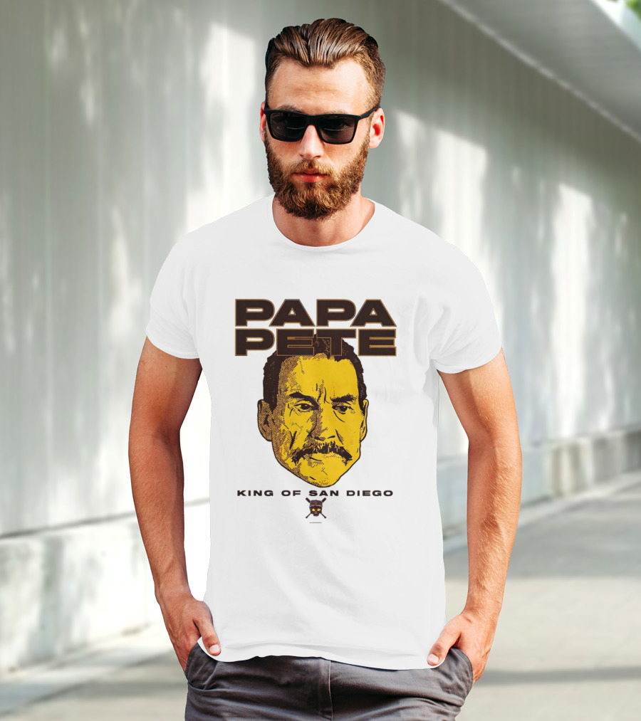 Papa Pete King Of San Diego Iconic Yellow T-Shirt