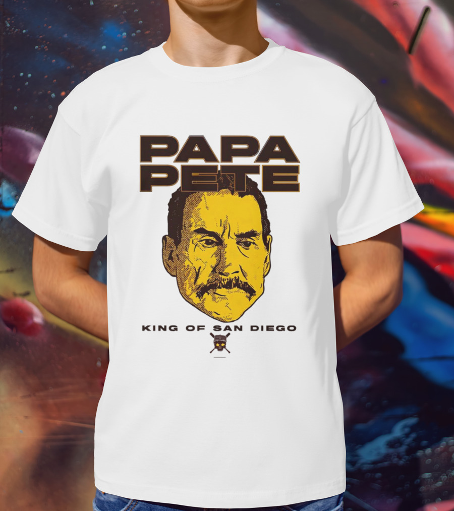 Papa Pete King Of San Diego Iconic Yellow T-Shirt