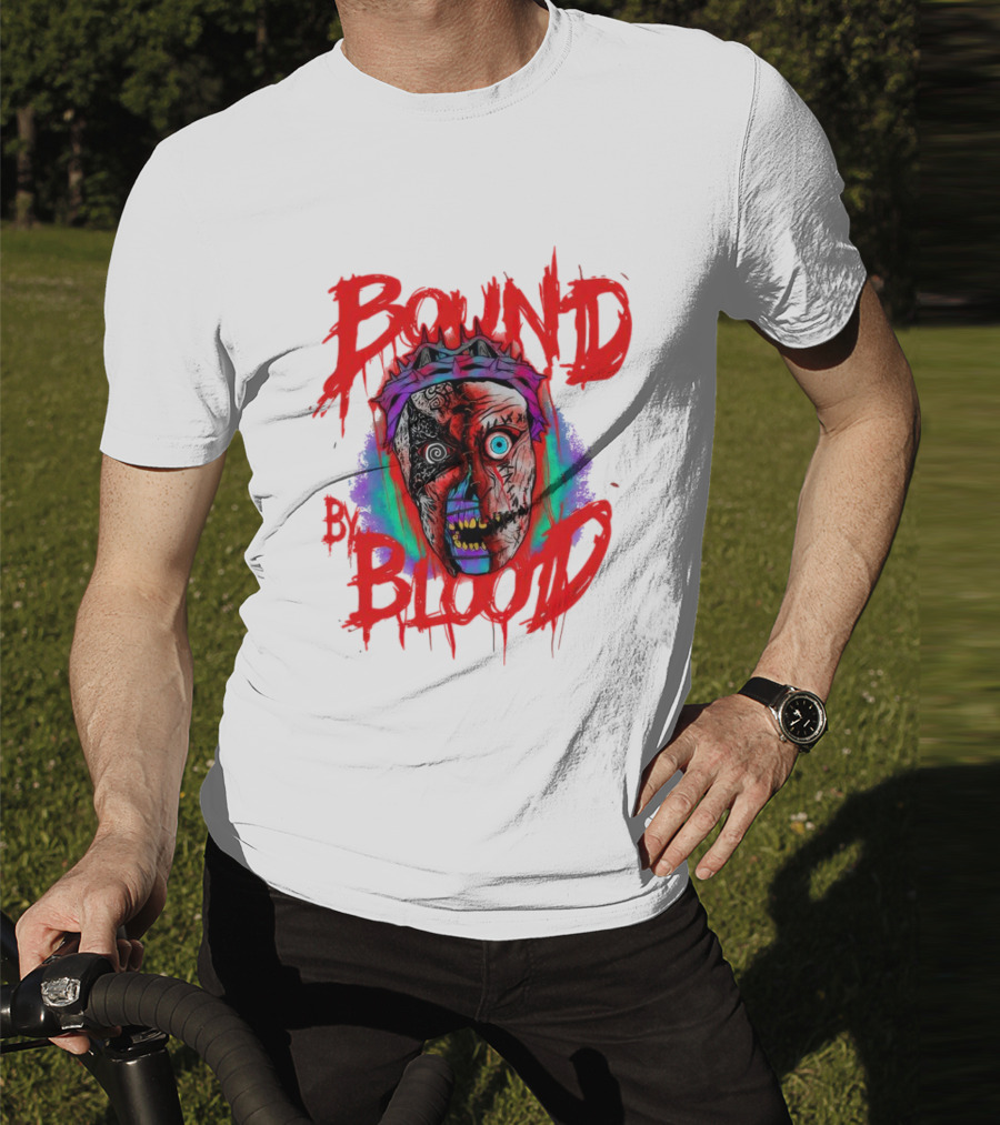 Bound By Blood Horror Mask Horror Clown T-Shirt