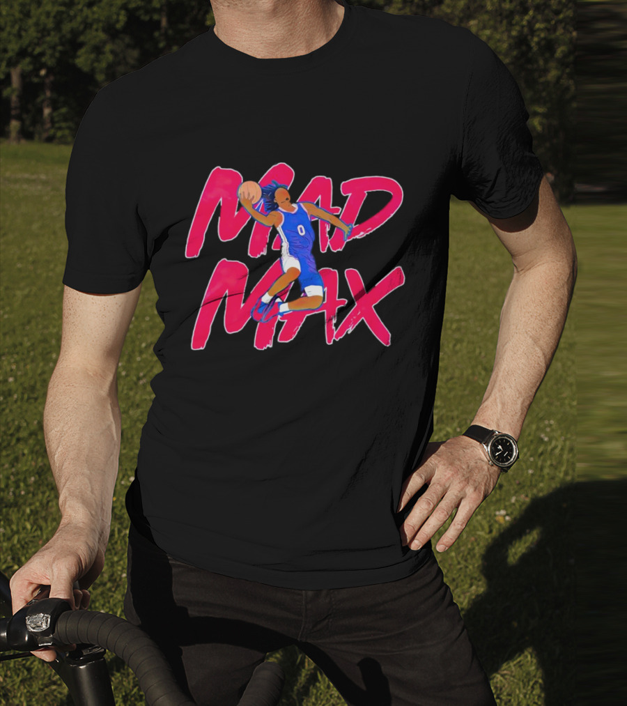 Philadelphia 76ers Tyrese Maxey Mad Max Basketball T-Shirt