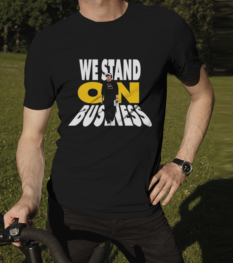 We Stand On Business 673 Brand Apparel Icon With Figure T-Shirt