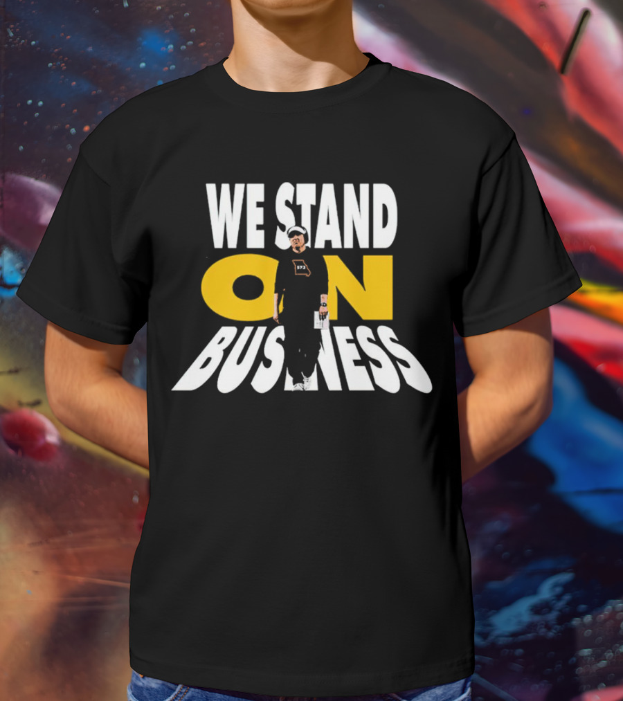 We Stand On Business 673 Brand Apparel Icon With Figure T-Shirt