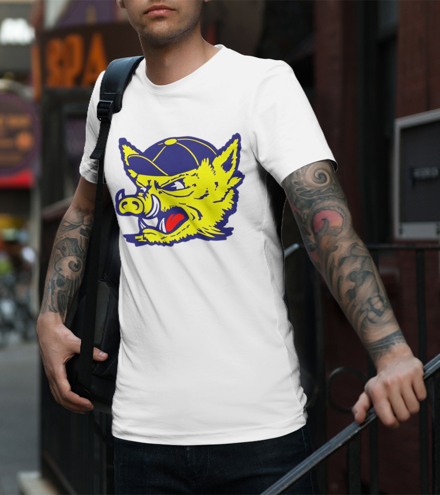 Vamos Javelinas Texas Football Fierce Yellow Mascot T-Shirt
