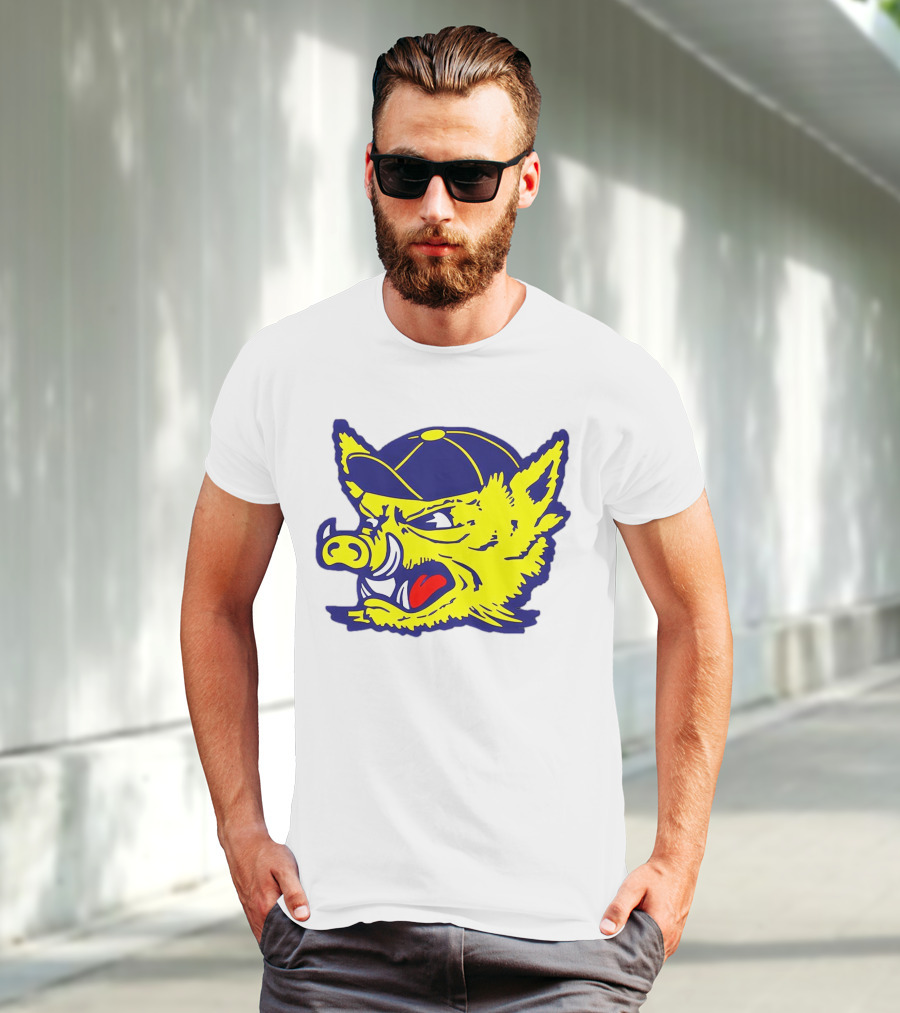 Vamos Javelinas Texas Football Fierce Yellow Mascot T-Shirt