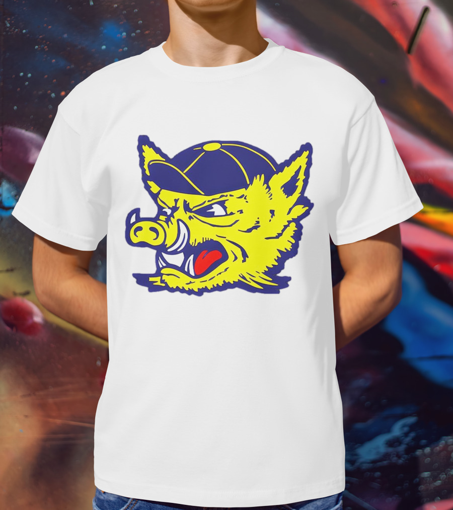 Vamos Javelinas Texas Football Fierce Yellow Mascot T-Shirt