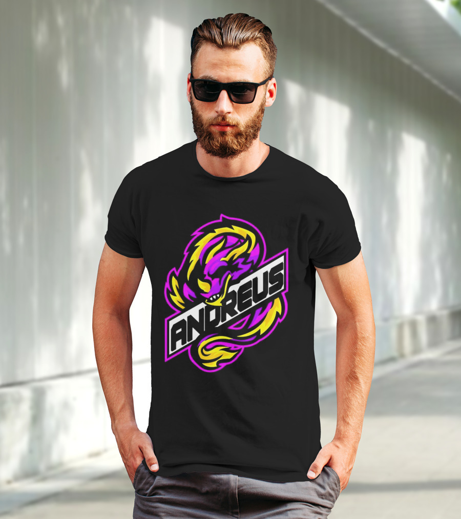 ANDREUS Dragon Logo Aoandreus13 T-Shirt