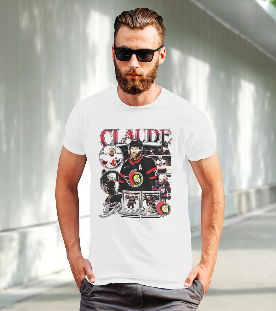 Claude Giroux Ottawa Senators Hockey Player Highlight Montage T-Shirt