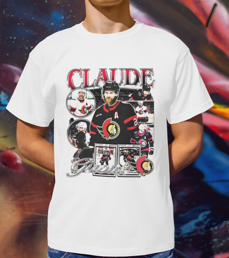 Claude Giroux Ottawa Senators Hockey Player Highlight Montage T-Shirt