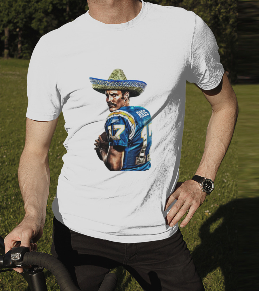 Rios 17 Los Angeles Chargers Sombrero T-Shirt