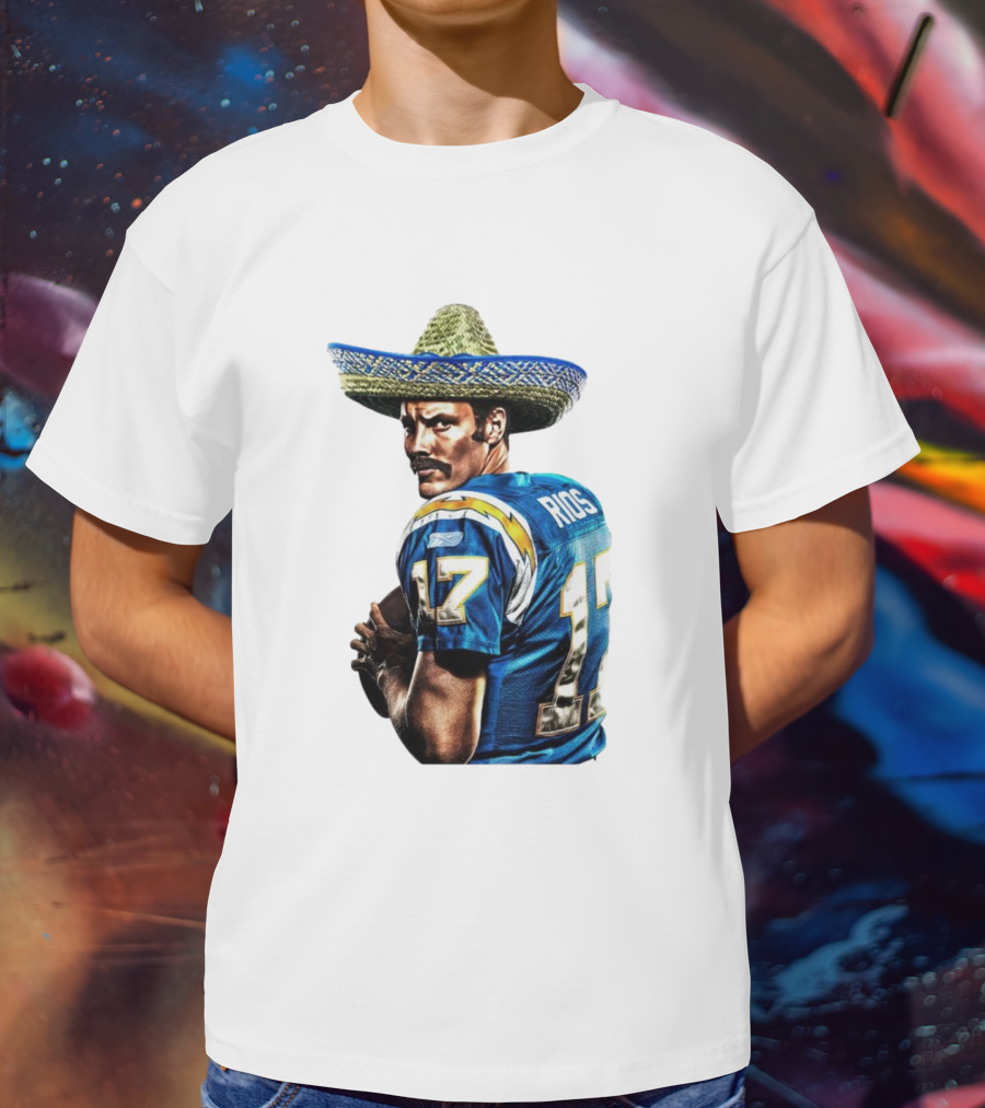 Rios 17 Los Angeles Chargers Sombrero T-Shirt