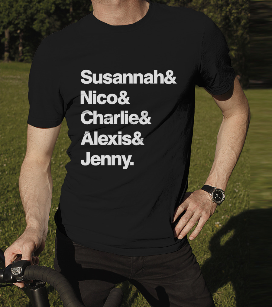 Susannah Nico Charlie Alexis Jenny Ampersand Series T-Shirt