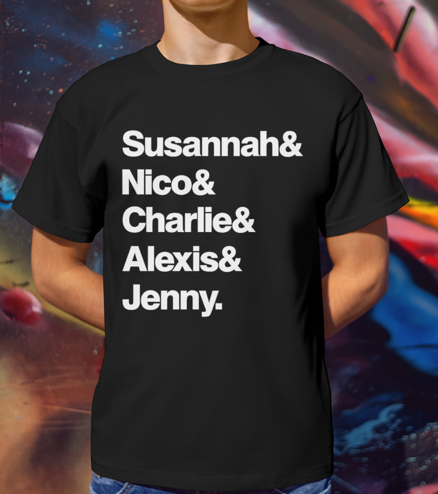 Susannah Nico Charlie Alexis Jenny Ampersand Series T-Shirt