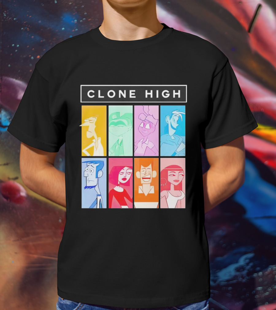 Clone High Characters Color Block Tara Billinger T-Shirt