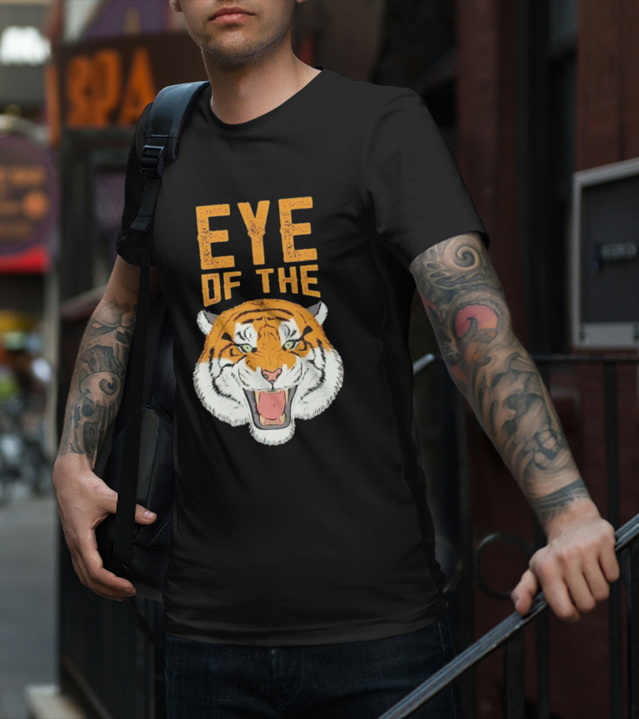 Eye Of The Tiger Fierce Roaring Tiger Face T-Shirt