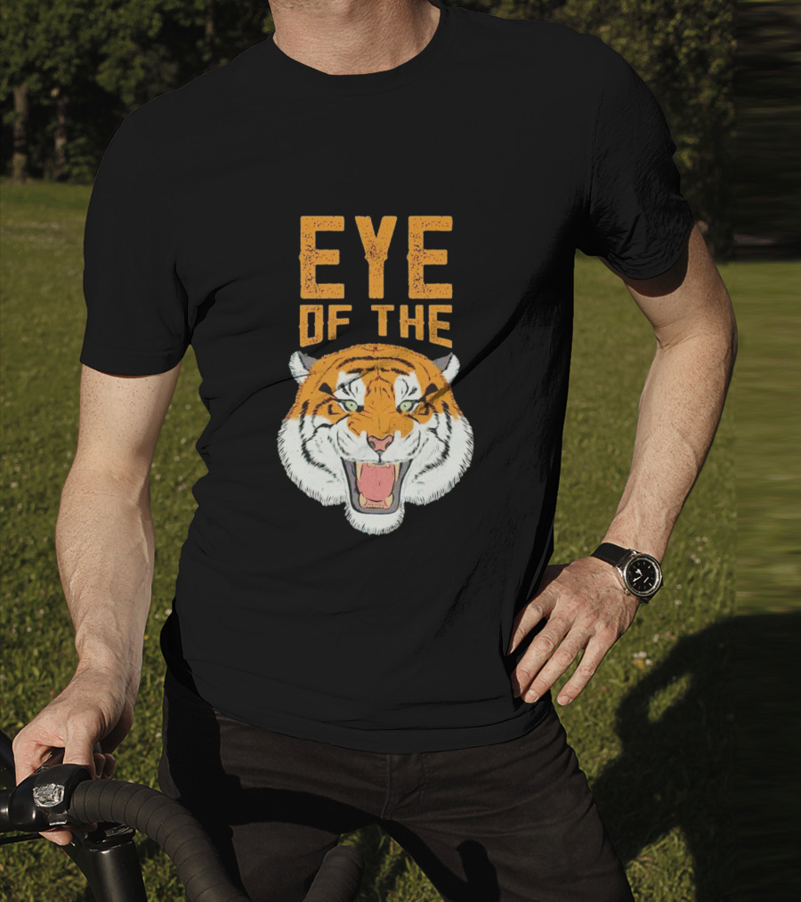 Eye Of The Tiger Fierce Roaring Tiger Face T-Shirt