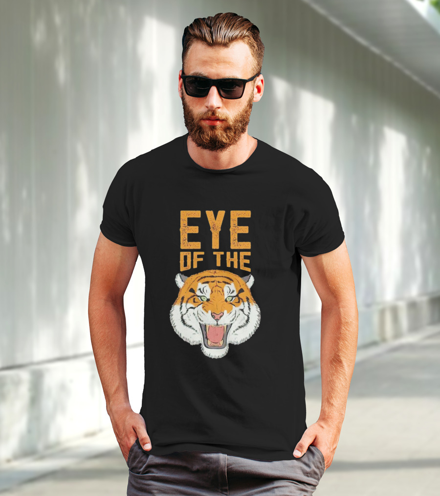Eye Of The Tiger Fierce Roaring Tiger Face T-Shirt