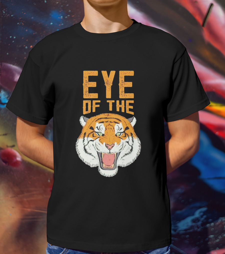 Eye Of The Tiger Fierce Roaring Tiger Face T-Shirt