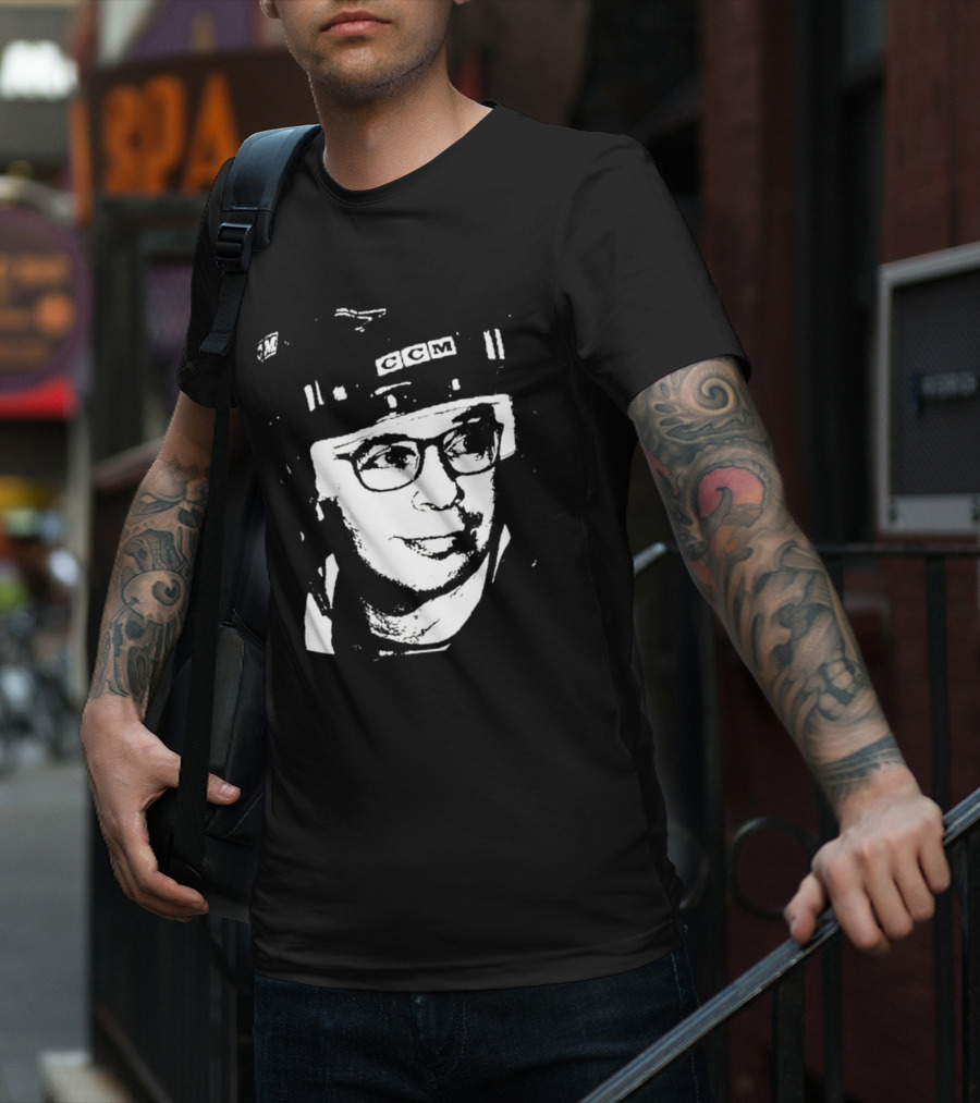 Rick Moranis CCM Hockey Helmet Iconic T-Shirt