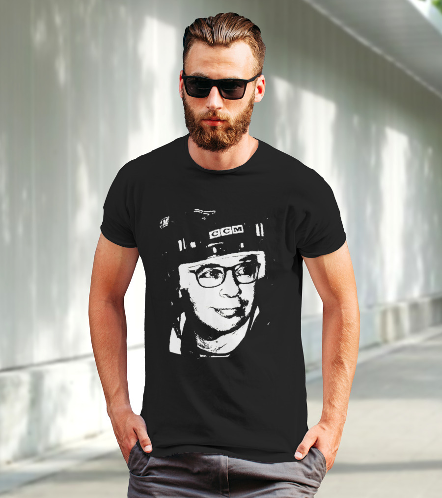 Rick Moranis CCM Hockey Helmet Iconic T-Shirt