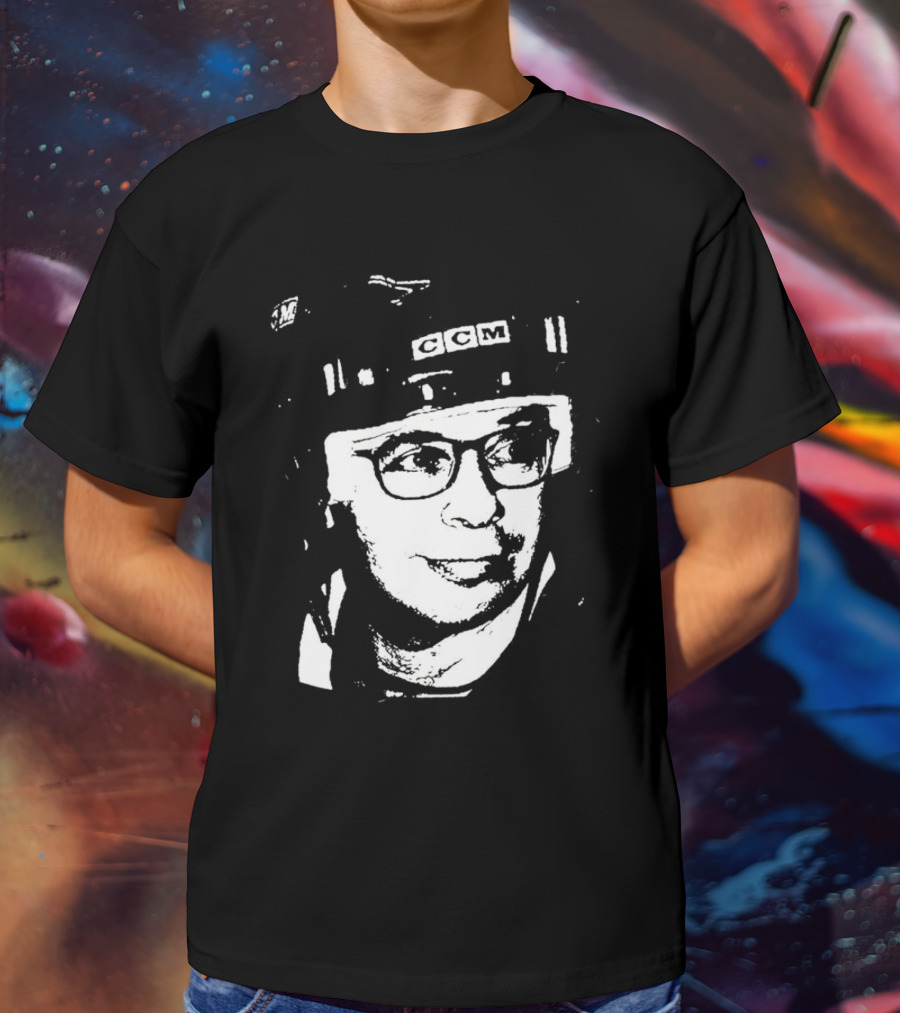 Rick Moranis CCM Hockey Helmet Iconic T-Shirt