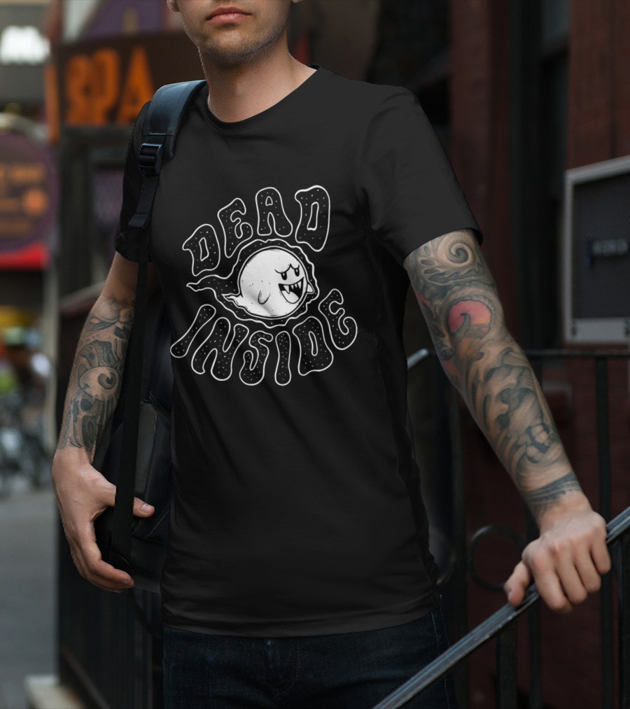 Dead Inside Horror Spooky Ghost T-Shirt