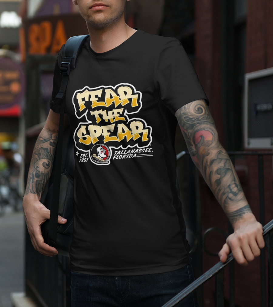 Fear The Spear Tallahassee Florida Est. 1851 T-Shirt