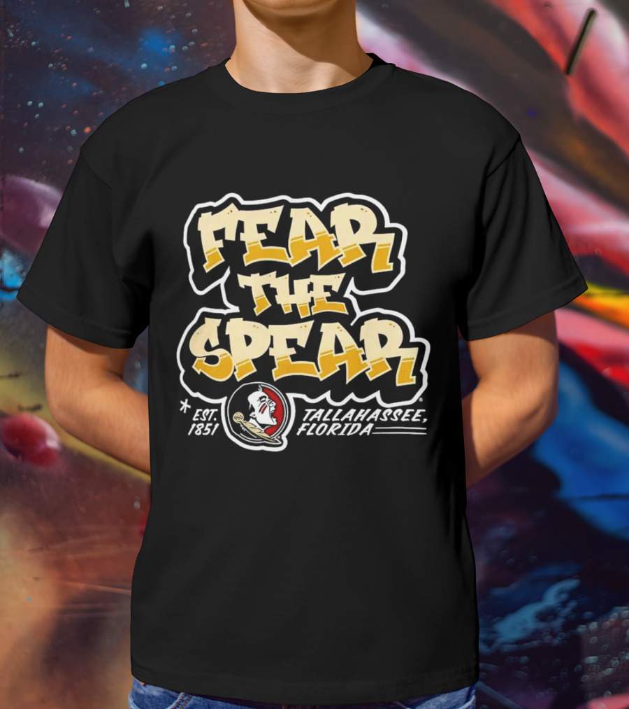 Fear The Spear Tallahassee Florida Est. 1851 T-Shirt