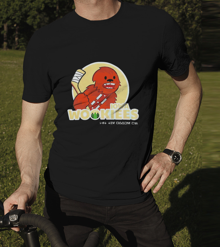 Iowa Wookiees Hockey Team Chewbacca Inspired Sports T-Shirt