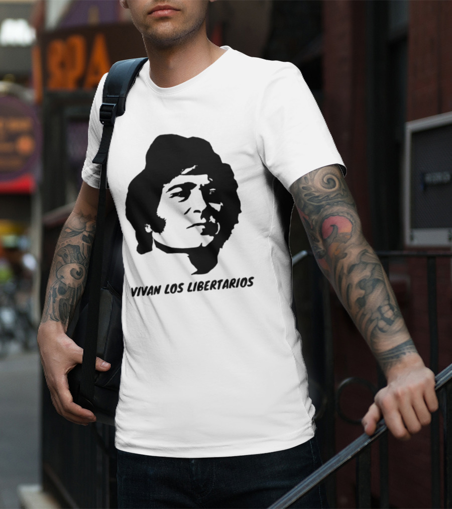 Javier Milei Vivan Los Libertarios Argentina Libertarian Movement T-Shirt