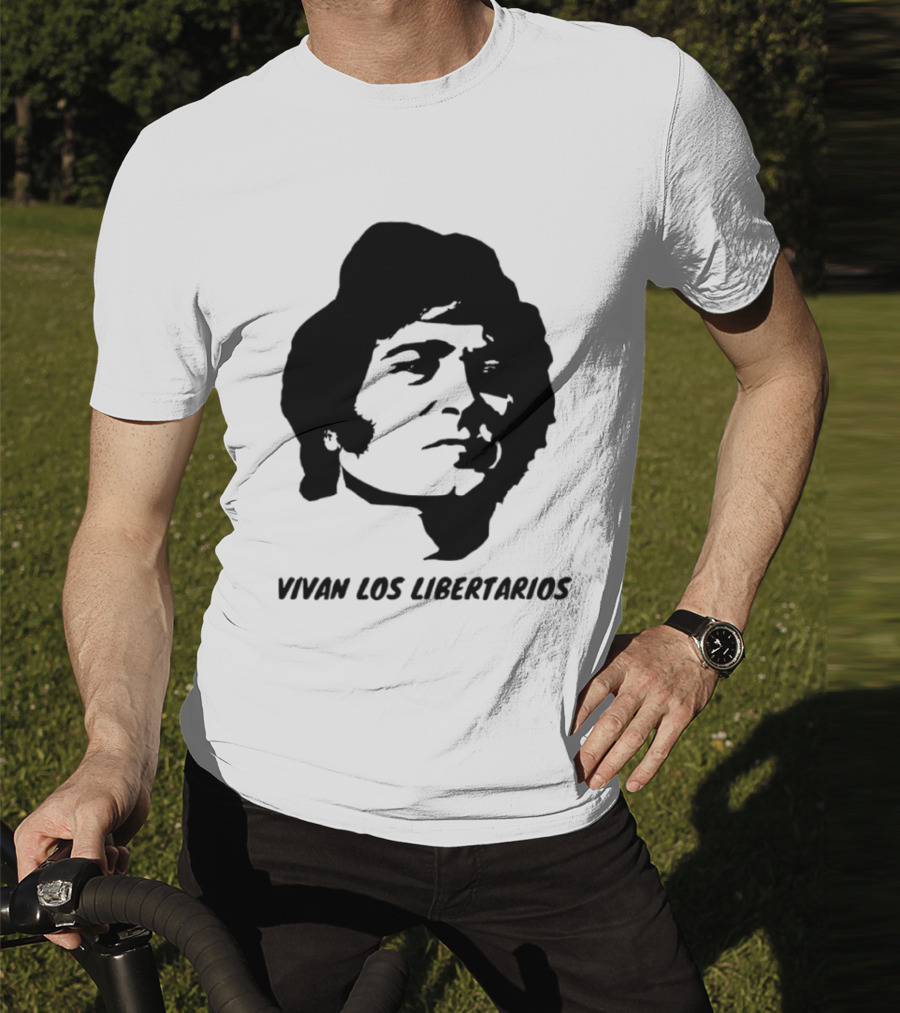 Javier Milei Vivan Los Libertarios Argentina Libertarian Movement T-Shirt