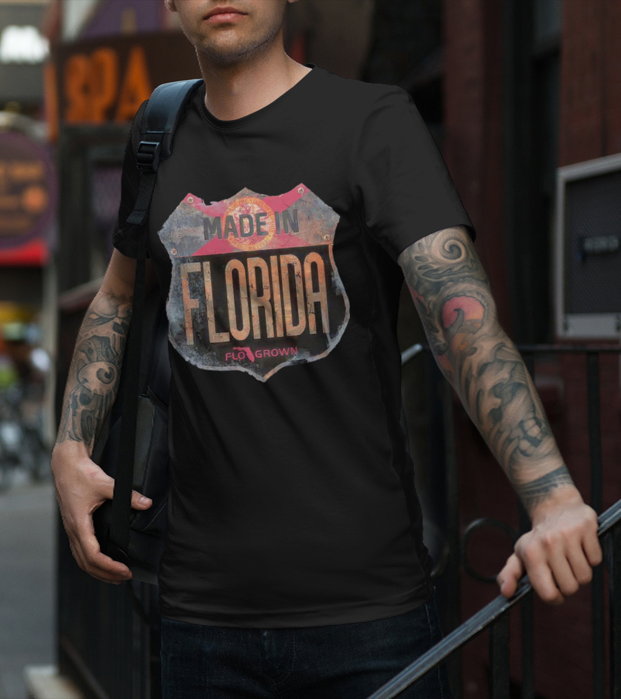 Made In Florida Flo Grown Badge T-Shirt